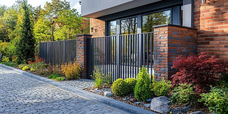 Metallzaun aus Polen