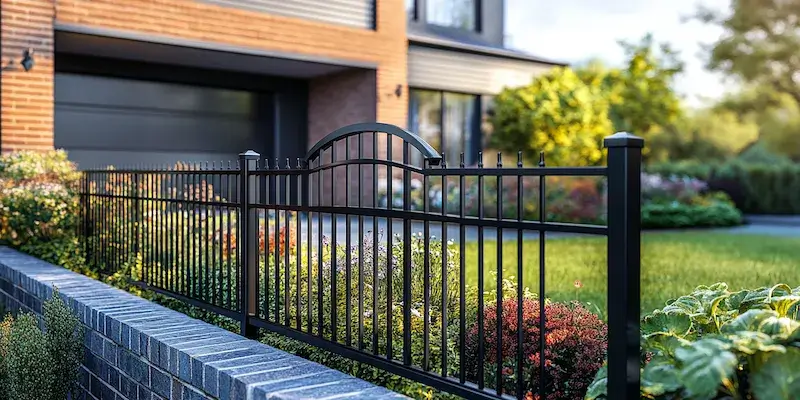 Modern Zaun aus Polen